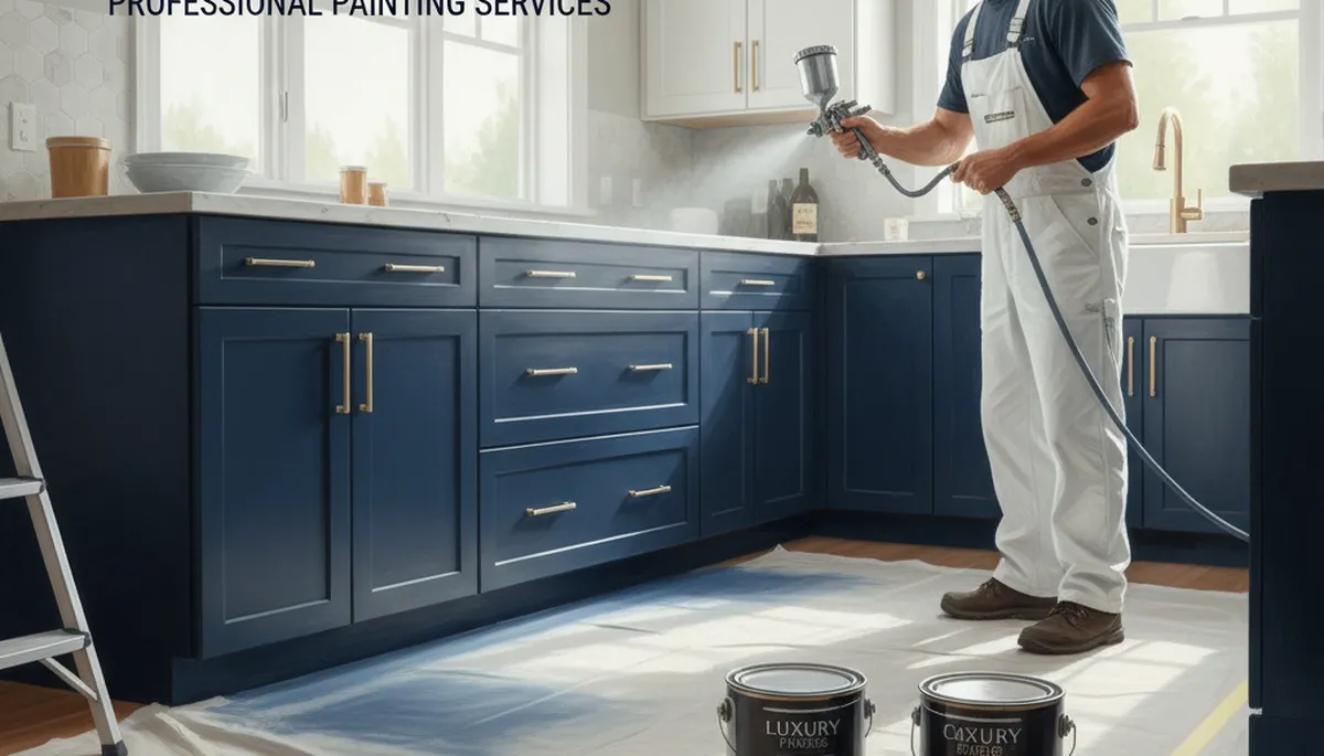 Cabinet painting in Ogden, UT for durable kitchen finishes by Ogden Paint Pros